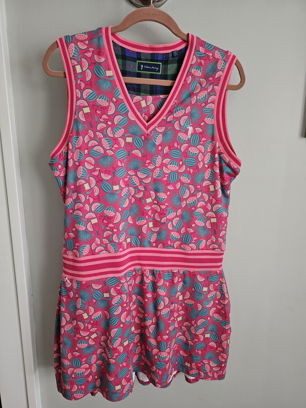 VGUC William Murray Women's Golf Seed Spitters Classic Lacey Golf Dress Large